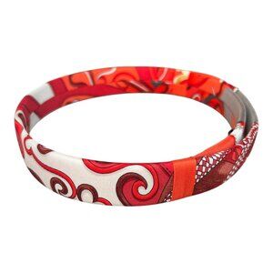 HERMES Silk Mistinguett Headband Made in France One Size Fits All Hairband